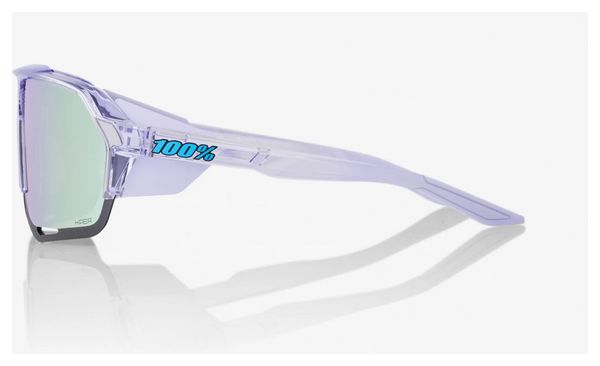 Lunettes 100% - Norvik - Polished Translucent - Verres Miroir Hiper Lavender Violet