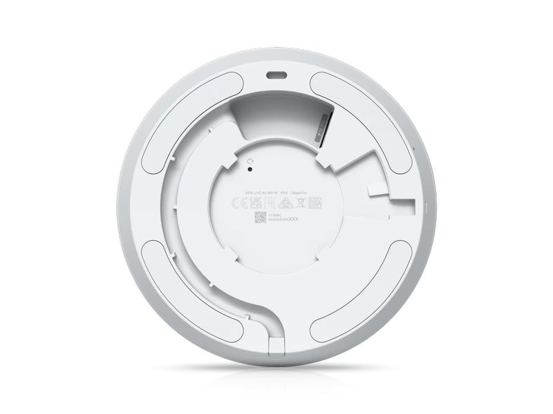 Ubiquiti Netzwerkkamera UniFi Protect AI 360 Weiss Hochauflösende Schwenk-Neige-Zoom-Kamera mit 360°-Fisheye-Objektiv und integrierten IR-LEDs für die Rundum-Überwachung rund um die Uhr