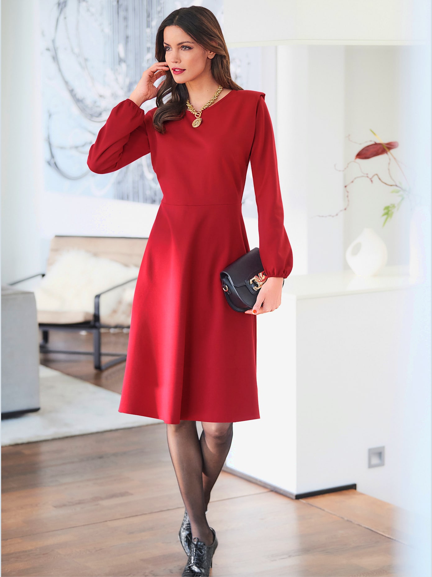 Robe en jersey viscose