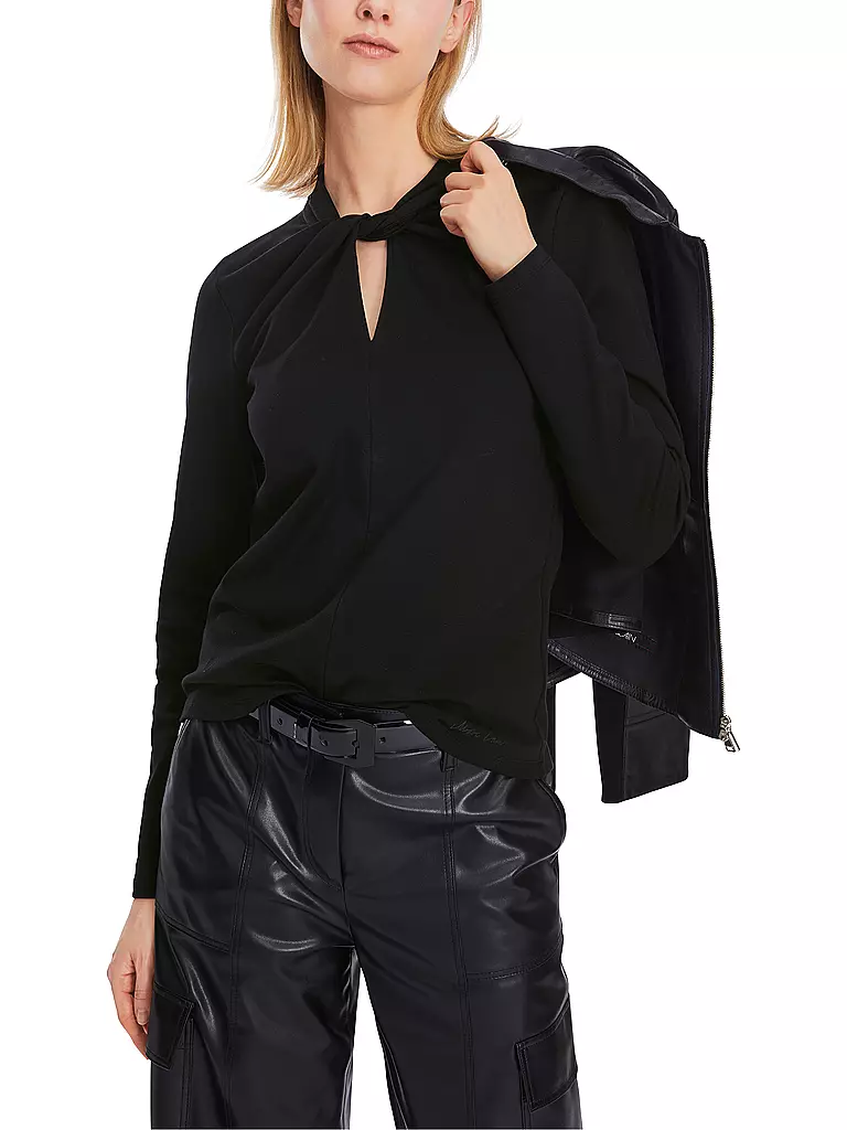 MARC CAIN Langarmshirt schwarz