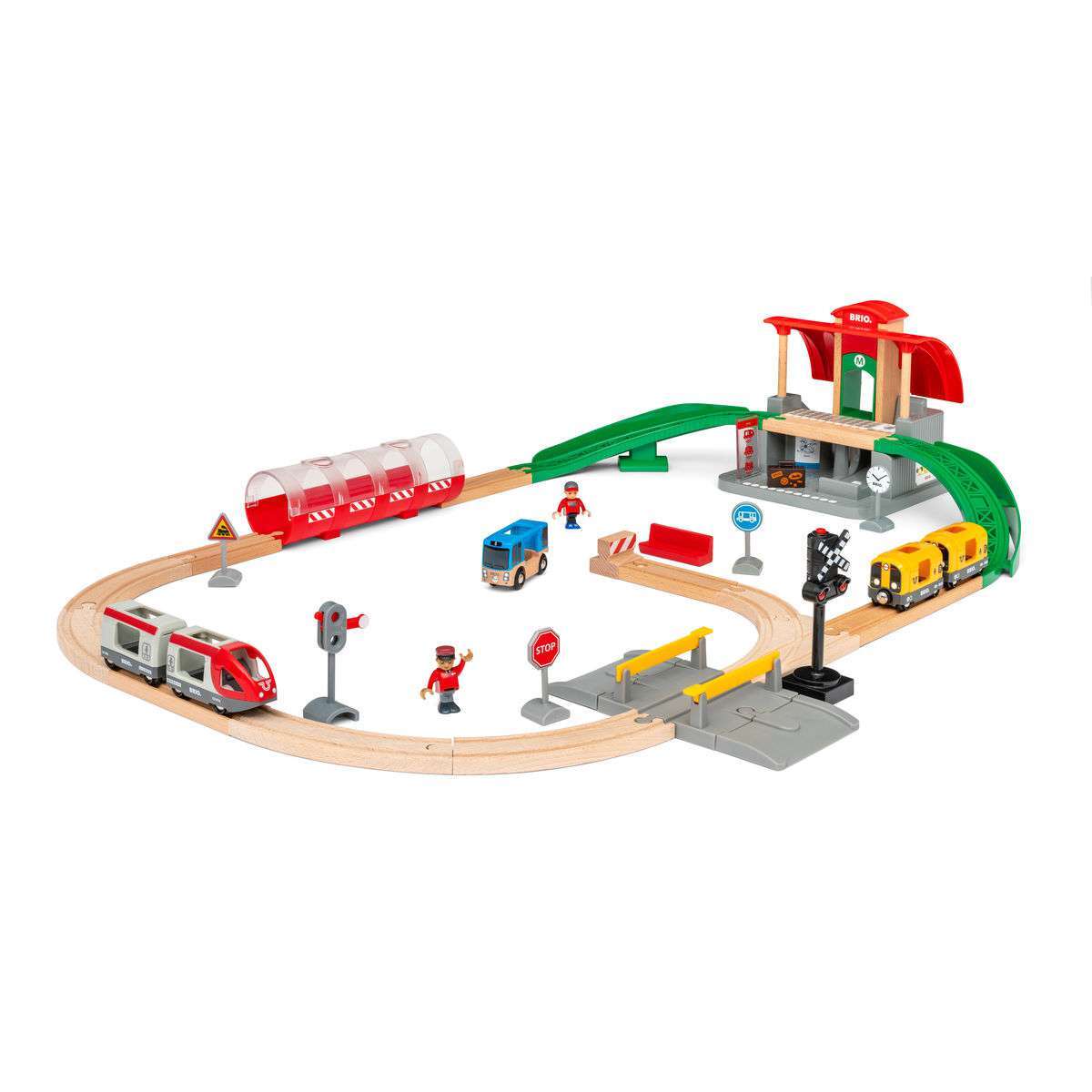 BRIO Spiel Großes City Bahnhof Set