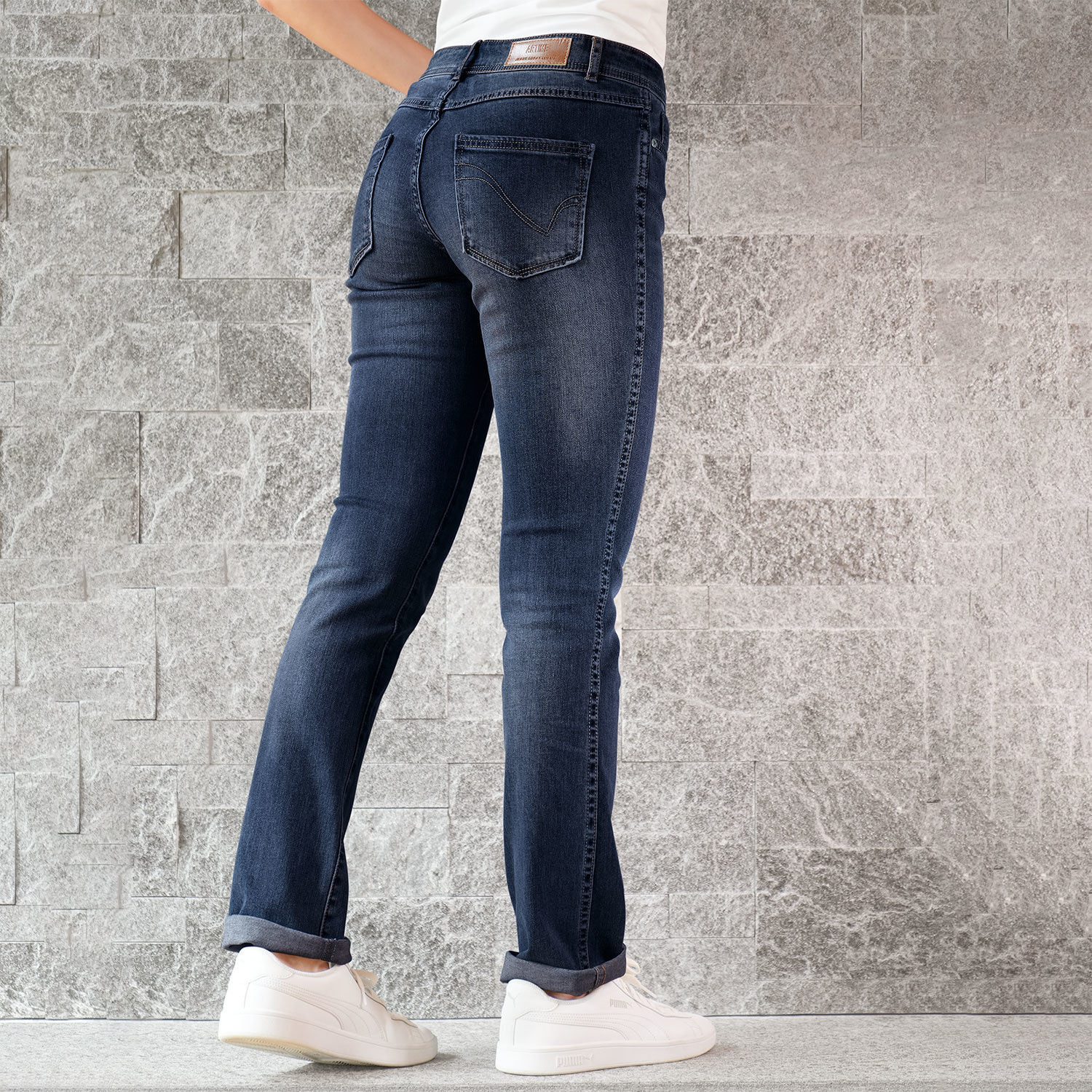 5-Pocket Damen Jeans in Stretch-Qualität