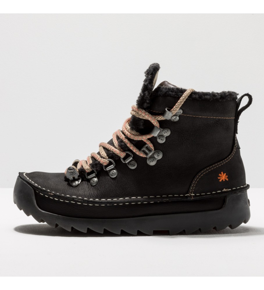 Art Botines de piel 0615 Pleasant Black/ Skyline