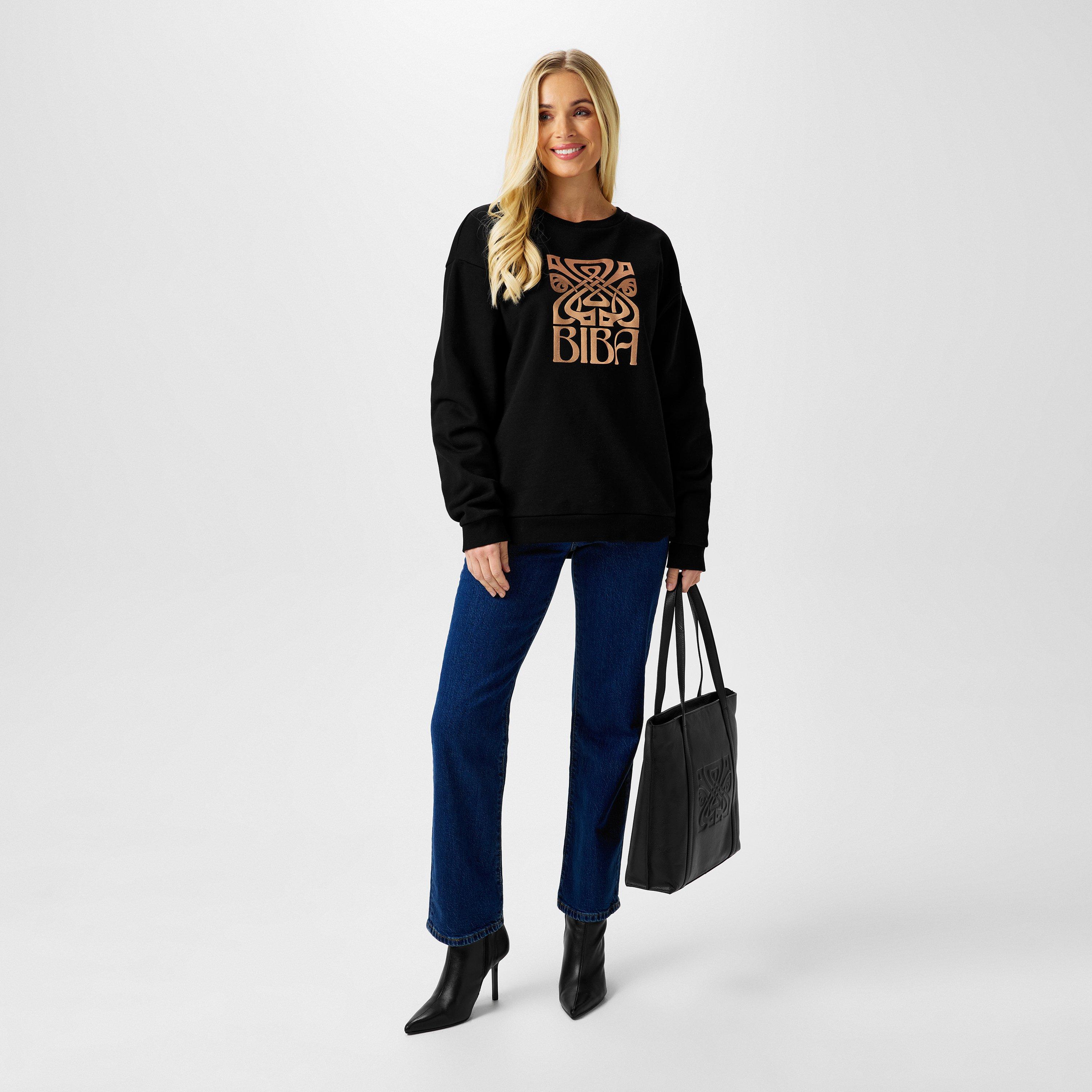 Biba Logo Crew Sweatshirt