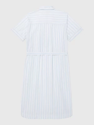 Vestido camisa adaptável na altura do joelho
