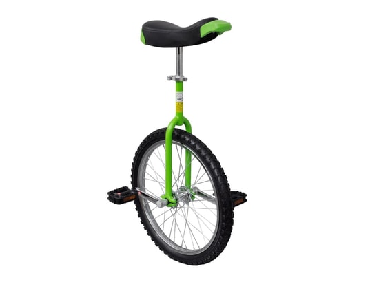 VIDAXL - Vélo Monocycle réglable vert 20 pouces