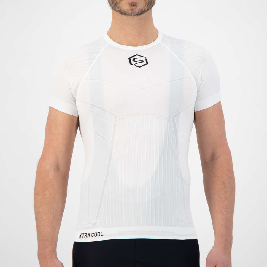 FUTURUM Xtra Cool Recycled Ondershirt Korte Mouwen Wit 2-Pack