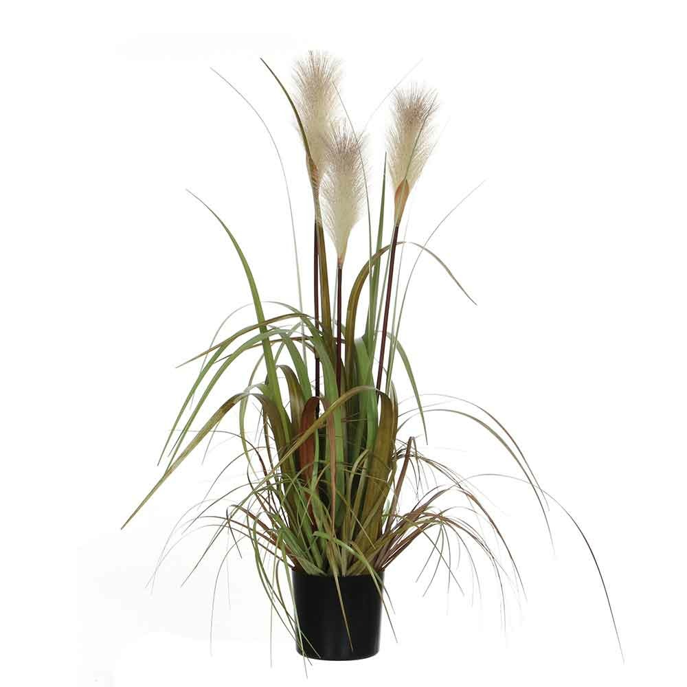 Herbe fogtail artificielle en pot h81