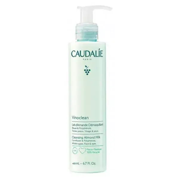 Leite de limpeza de amêndoas Caudalie Vinoclean 400ml