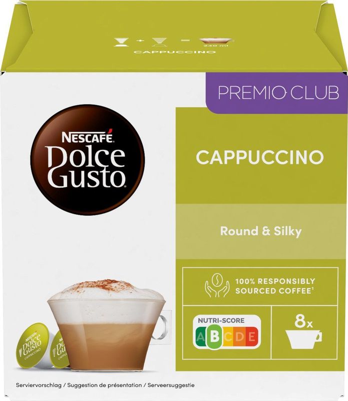 Koffiecups - Dolce Gusto - Cappuccino - 16 Stuks