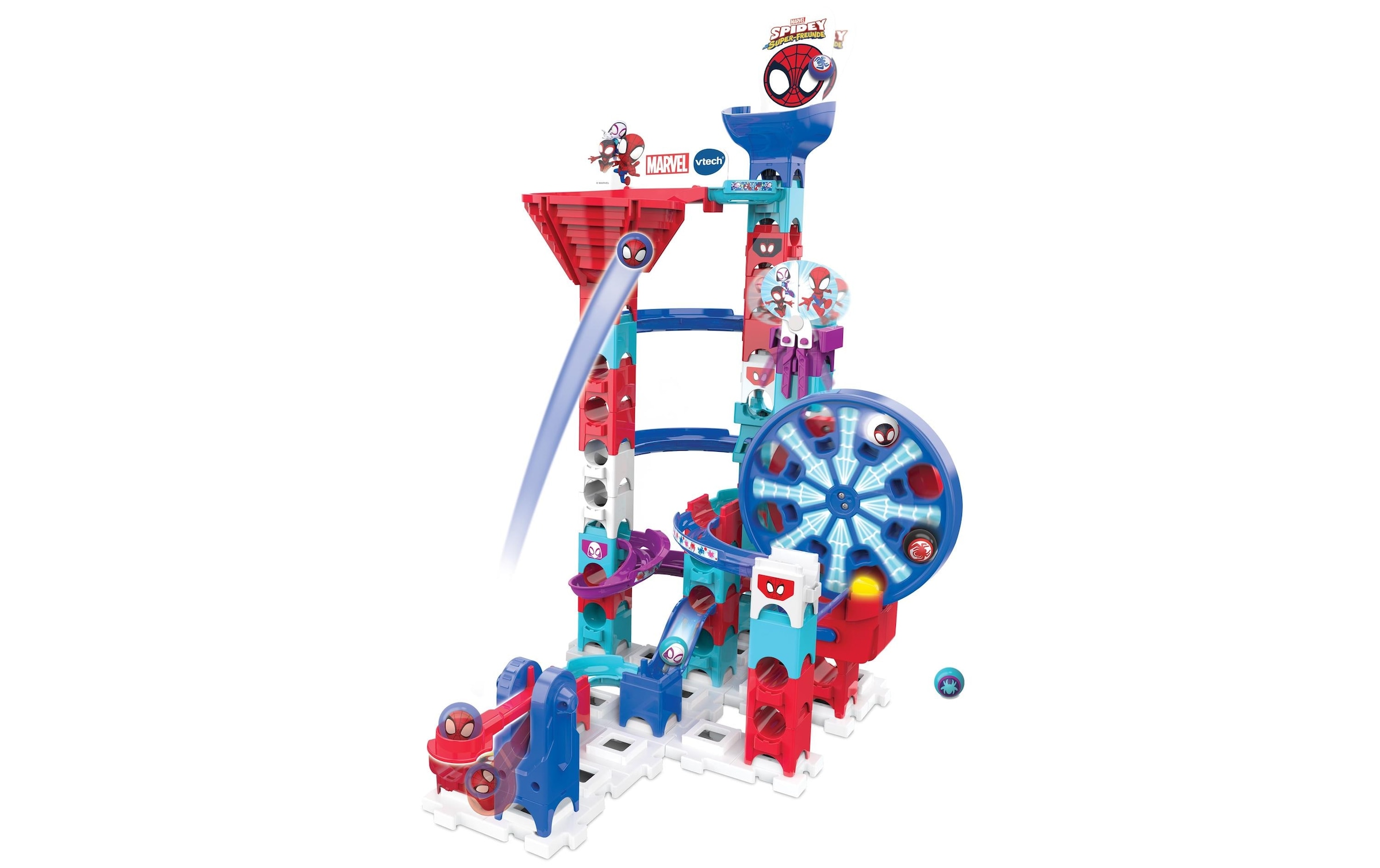 Vtech® Kugelbahn »Marble Rush – Spidey Super Spin Challenge«