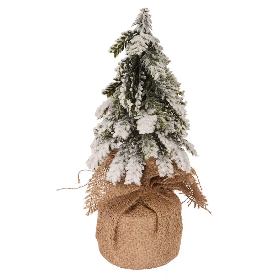 Sapin artificiel de table (H27 cm) Canada Vert enneigé
