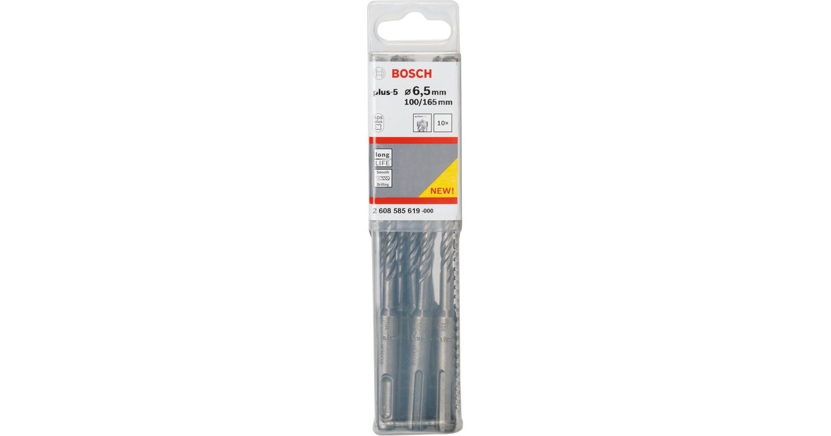 BoschHamerboren SDS-plus-5 6,5mm  (10 stuks)