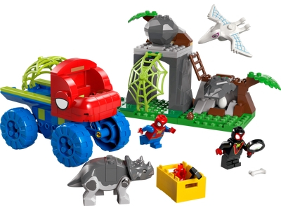 LEGO Team Spidey reddingsmissie met dinotruck (11199)
