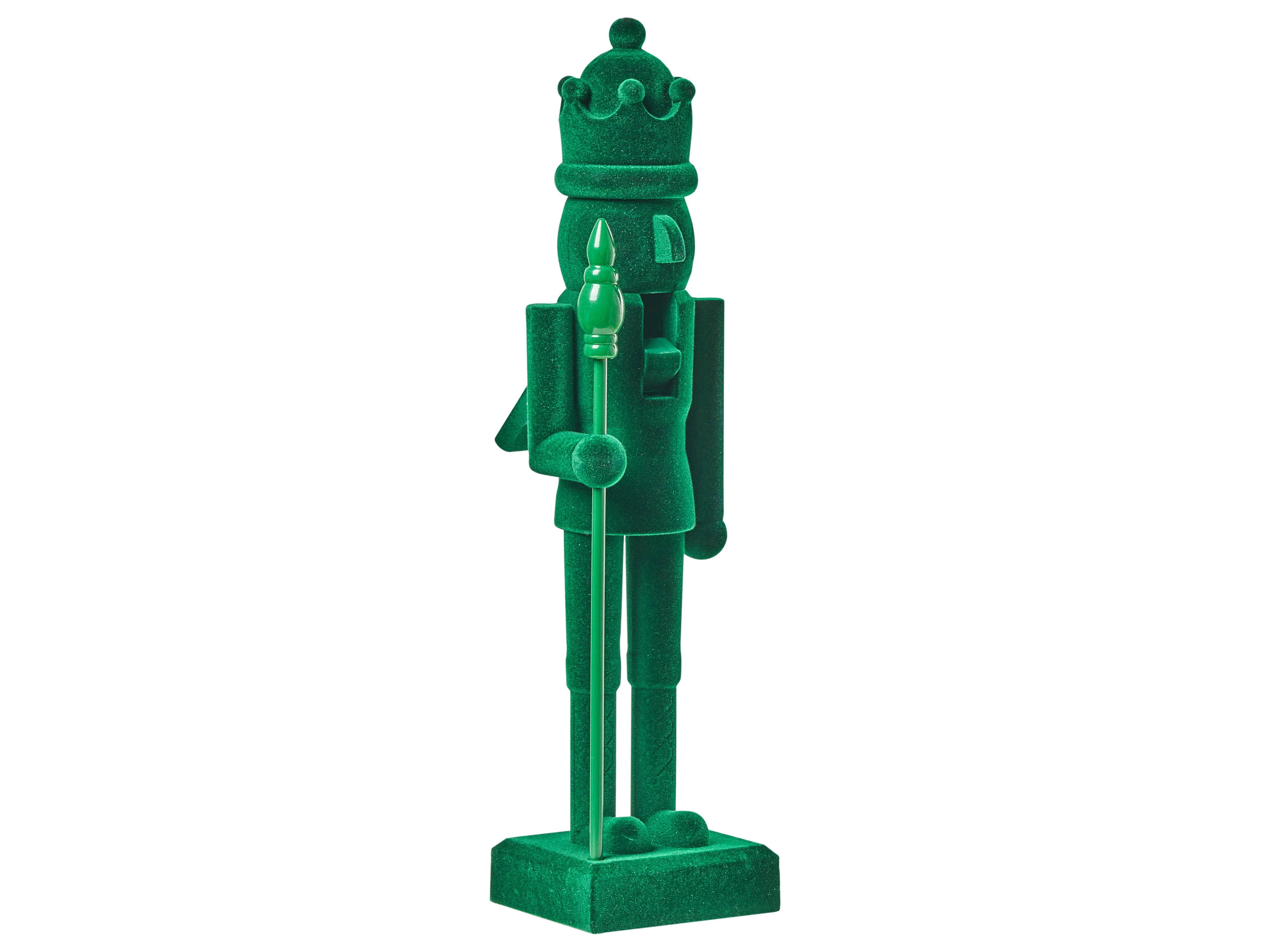 Set van 2 figuren FLATEY Notenkraker 40 cm Groen