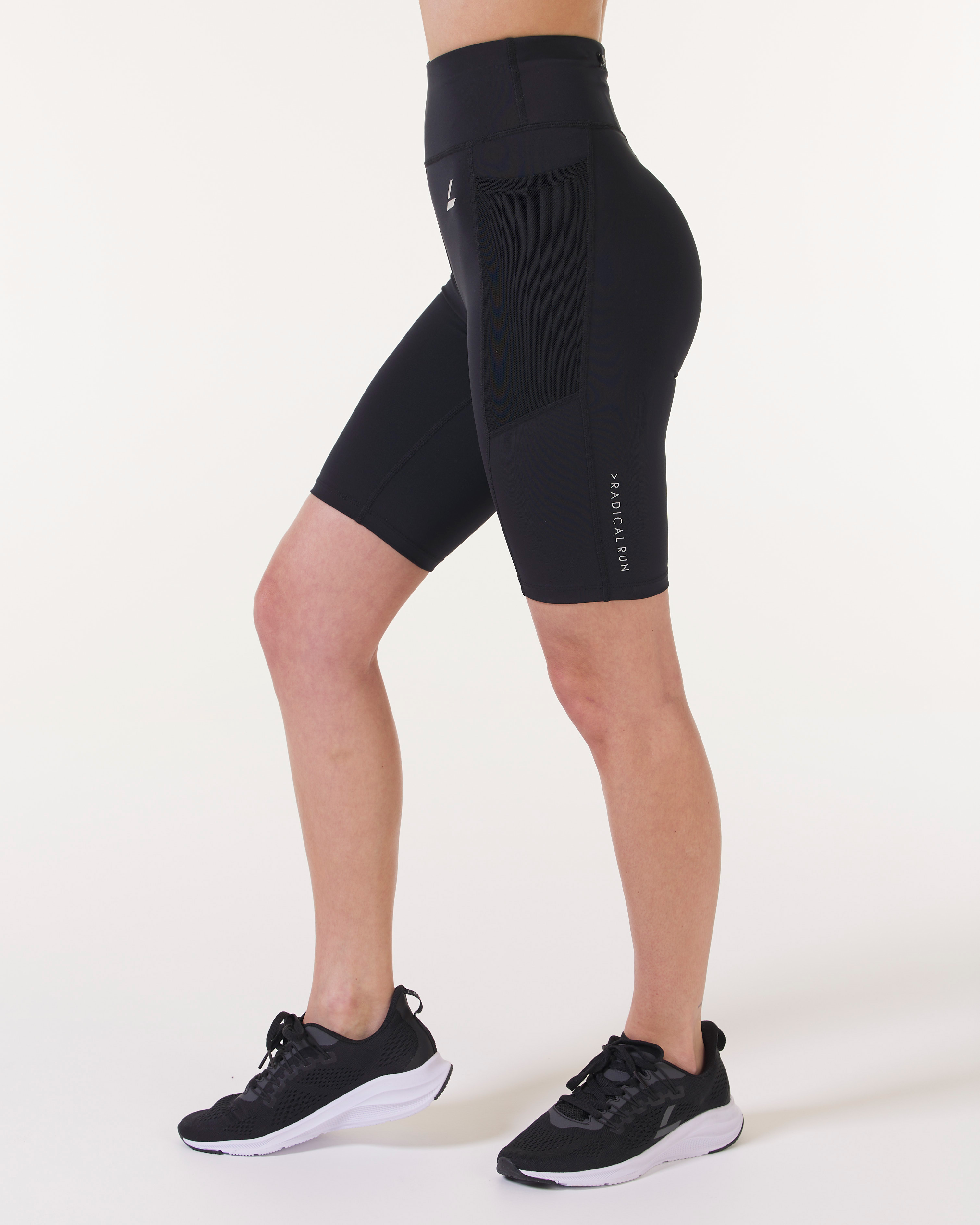 LEVITY Radical Run Pocket Shorts Black