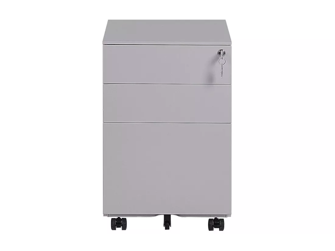 Meuble de rangement CAMI Métal Gris clair