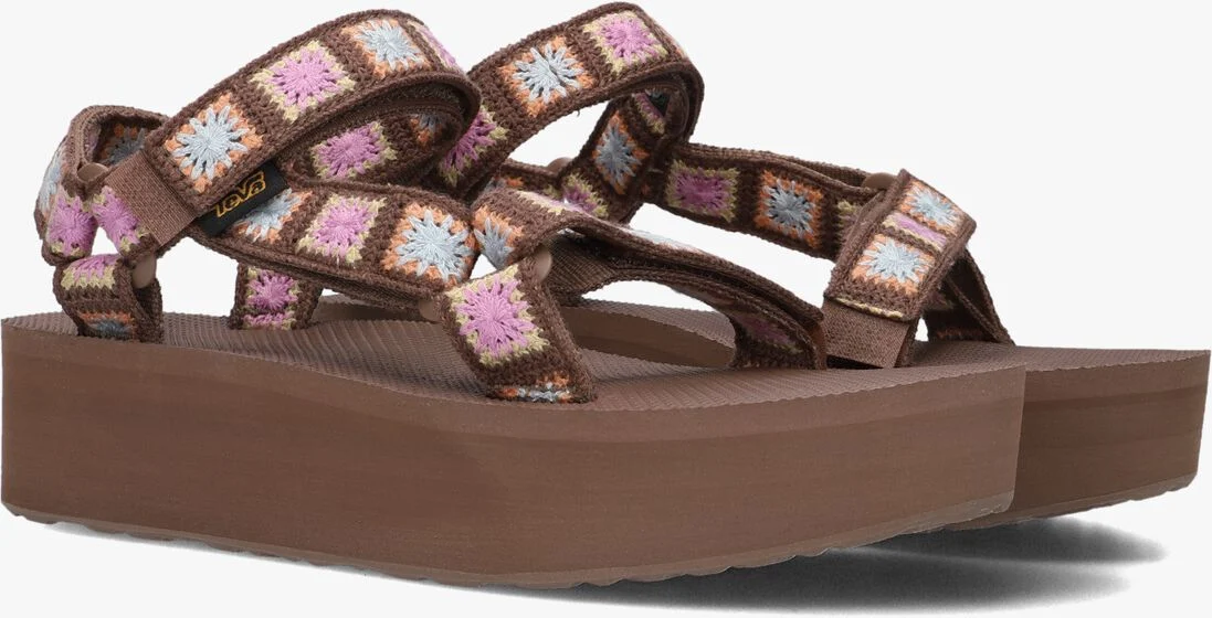 TEVA multi teva sandalen w flatform universal crochet
