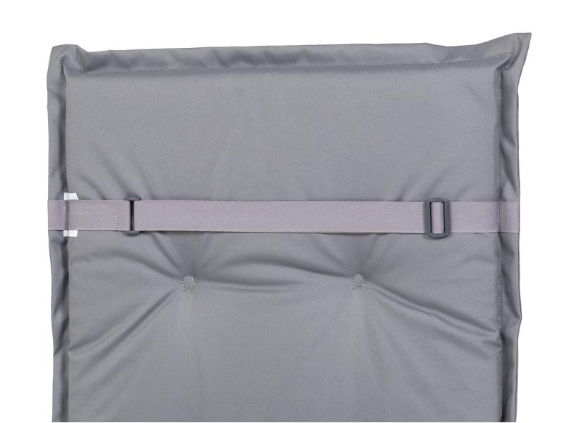 COCON Stuhlauflage Niederlehner Outdoor 97 x 50 x 5 cm, Gra Sitzkissen für Gartenstühle mit niedriger Rückenlehne