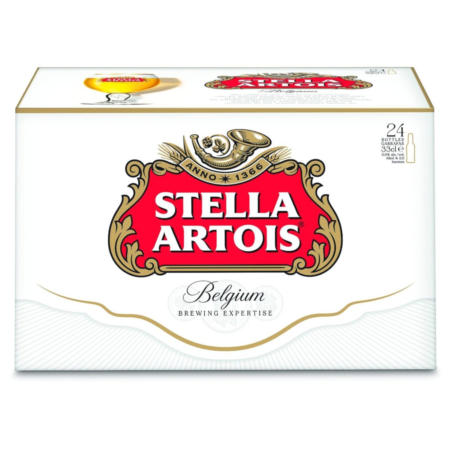 Stella Artois Bier 24x33cl -792cl