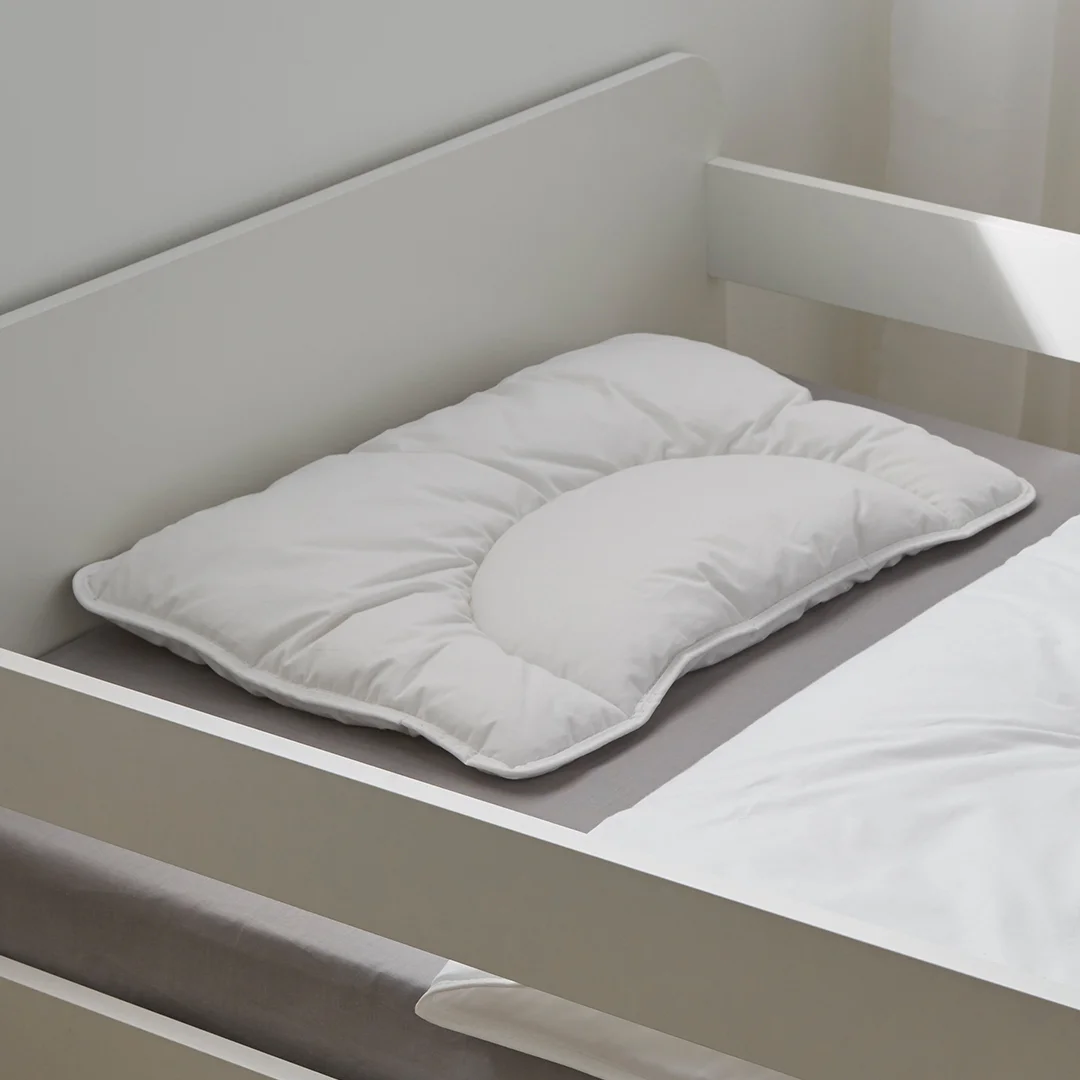 Oreiller Bébé - enveloppe Coton Bio - Bien-être