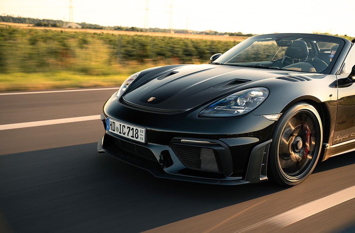 Co-Pilot im Porsche 718 Spyder RS (1 Std.)
