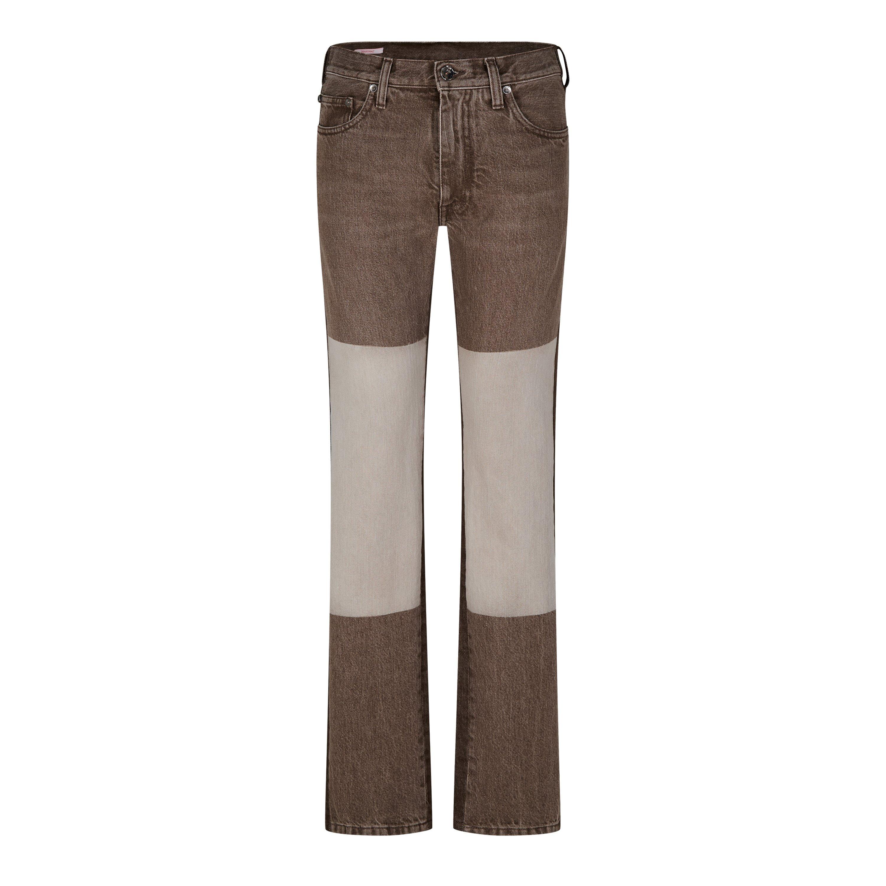 Off White Diagonal Slim Fit Jeans
