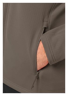 Veste Polaire Jack Wolfskin Kolbenberg Fz Gris