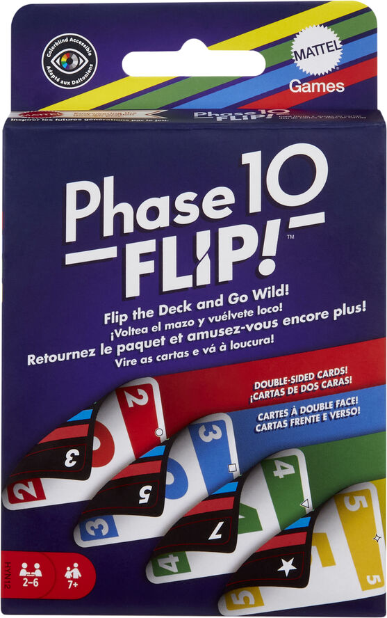 Mattel Games Phase 10 Flip