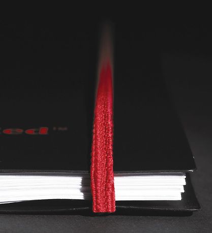 Oxford Notizbuch - Spiral - Gefüttert - A5 - Schwarz/Rot