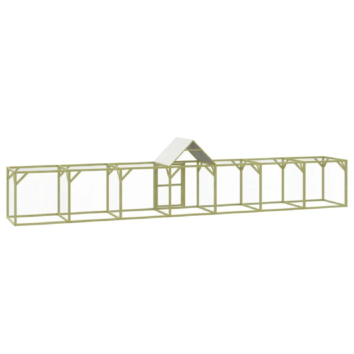 vidaXL Poulailler - 700x100x150 cm