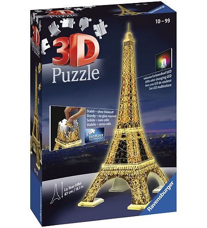 Ravensburger 3D Puslespil - 226 Brikker - Eiffelt?rnet