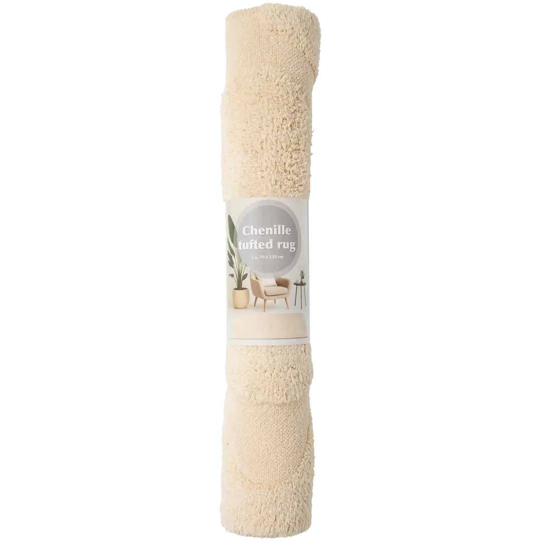 Tapis chenille tufté
