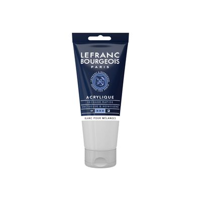 Lefranc Bourgeois - Peinture acrylique - blanc - 80 ml