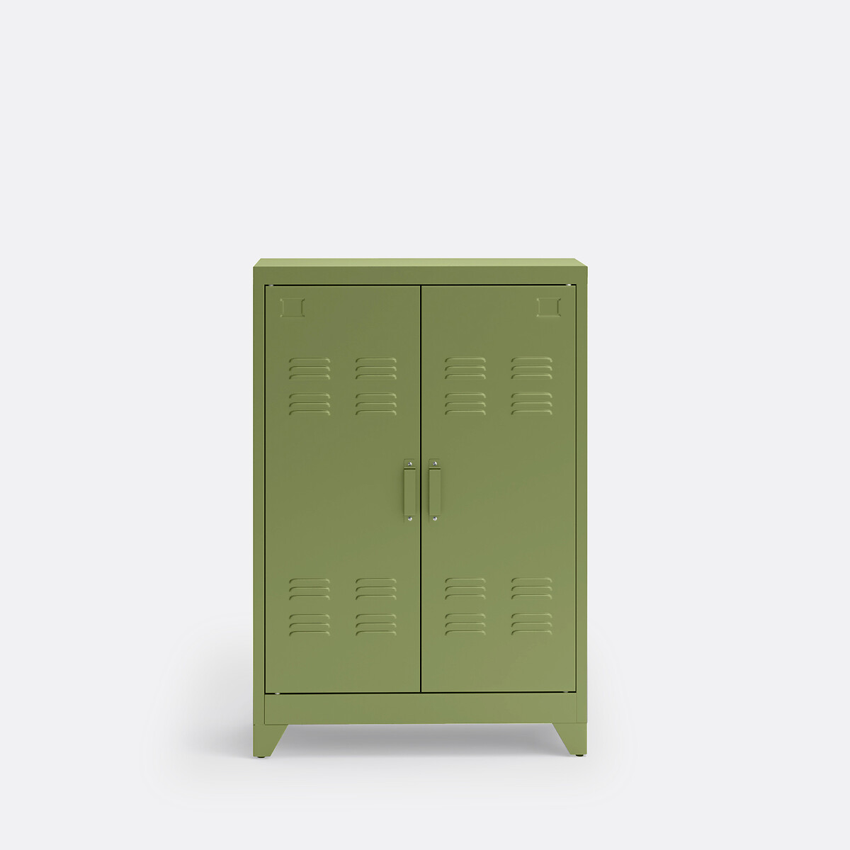 LA REDOUTE INTERIEURS<br>Armário baixo de metal, 2 portas, Hiba