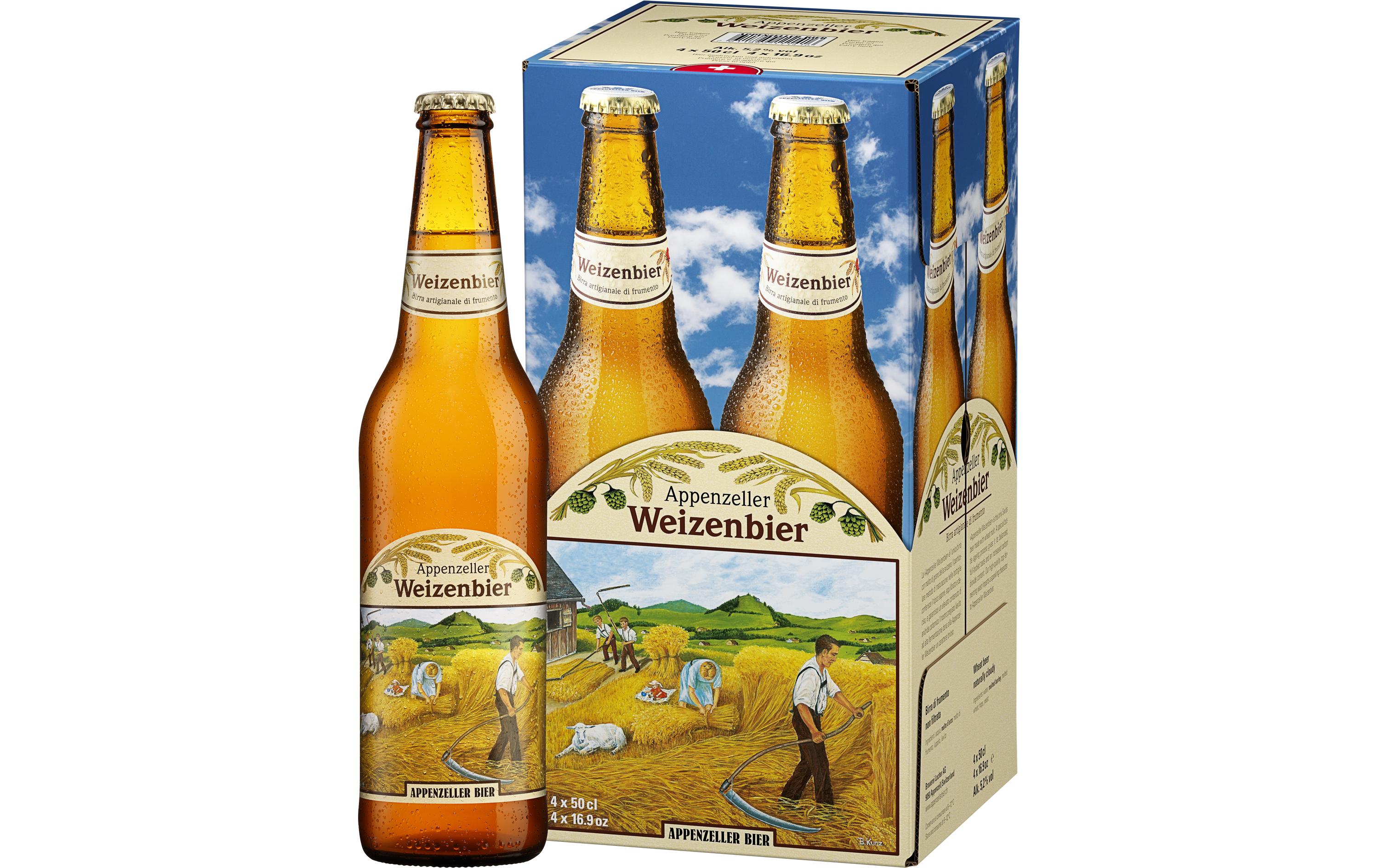 Weizenbier 4 x 0.5 lWürzig-fruchtiges Weissbier aus der Schweiz