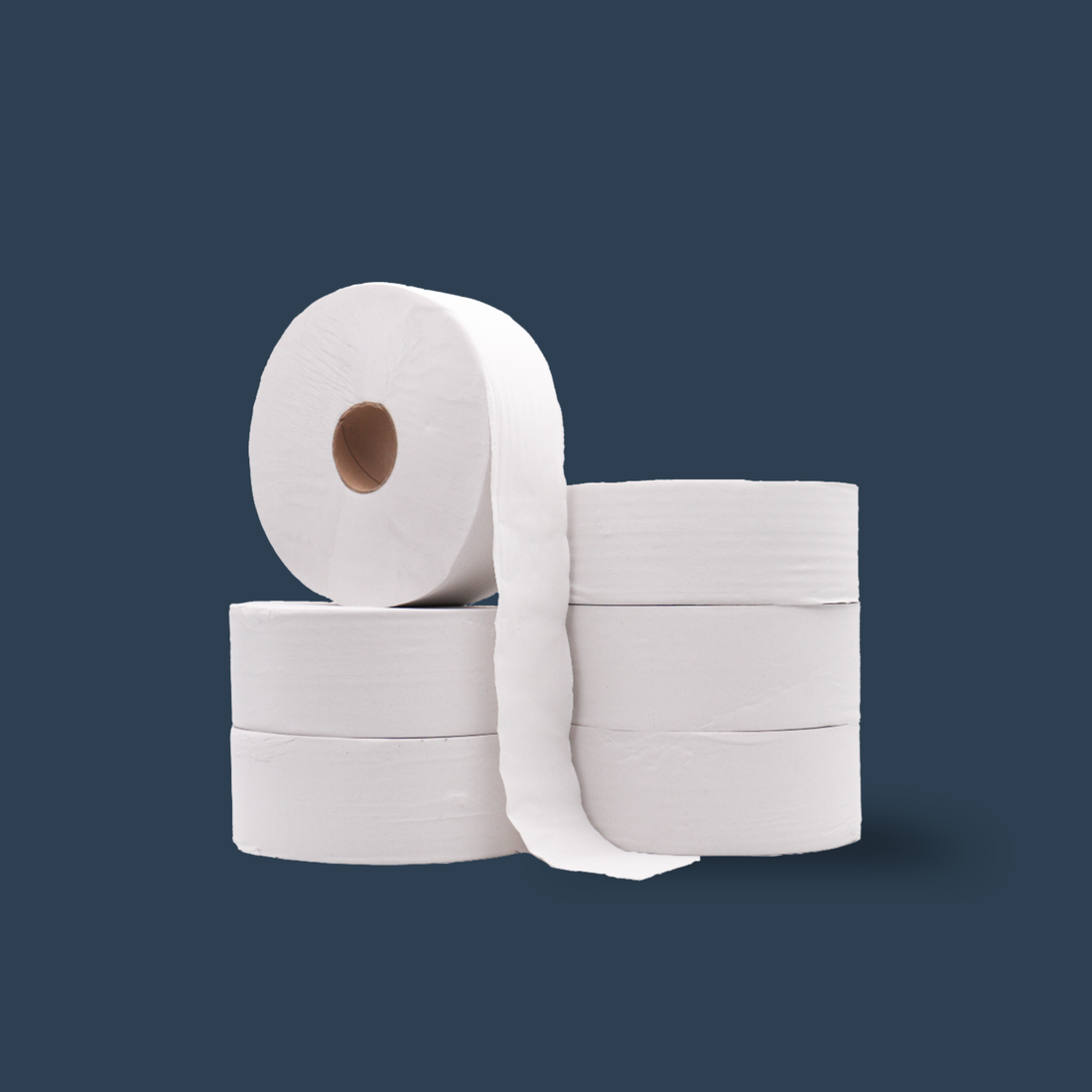Papier Toilette Jumbo 350m Recyclé | Lot de 6 Maxi-Rouleaux