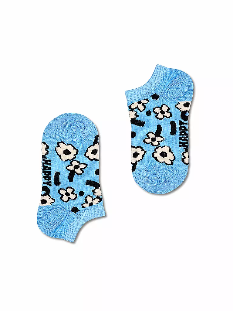 HAPPY SOCKS Kinder Sneaker Socken FLOWER 2er Pkg light blue hellblau