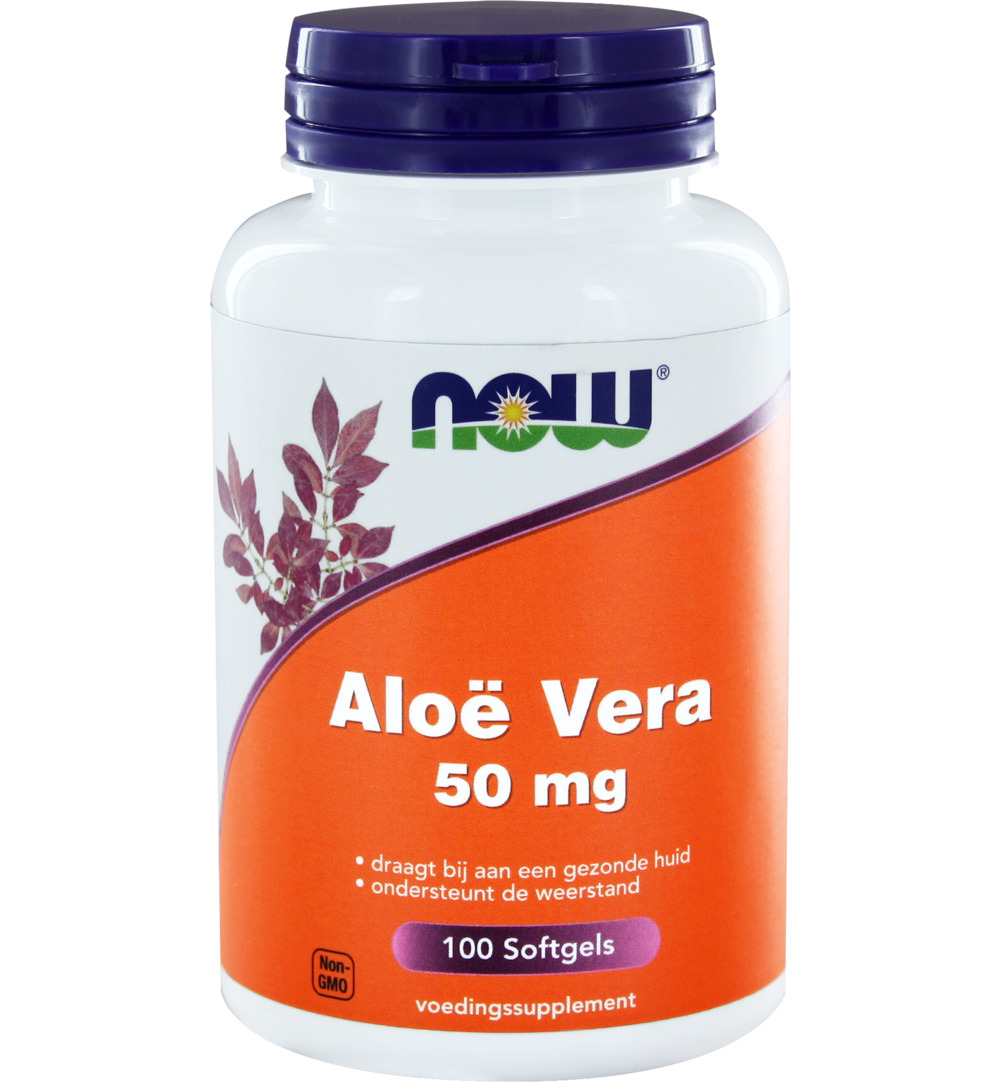 Now Aloe Vera 50 mg (100 softgels)