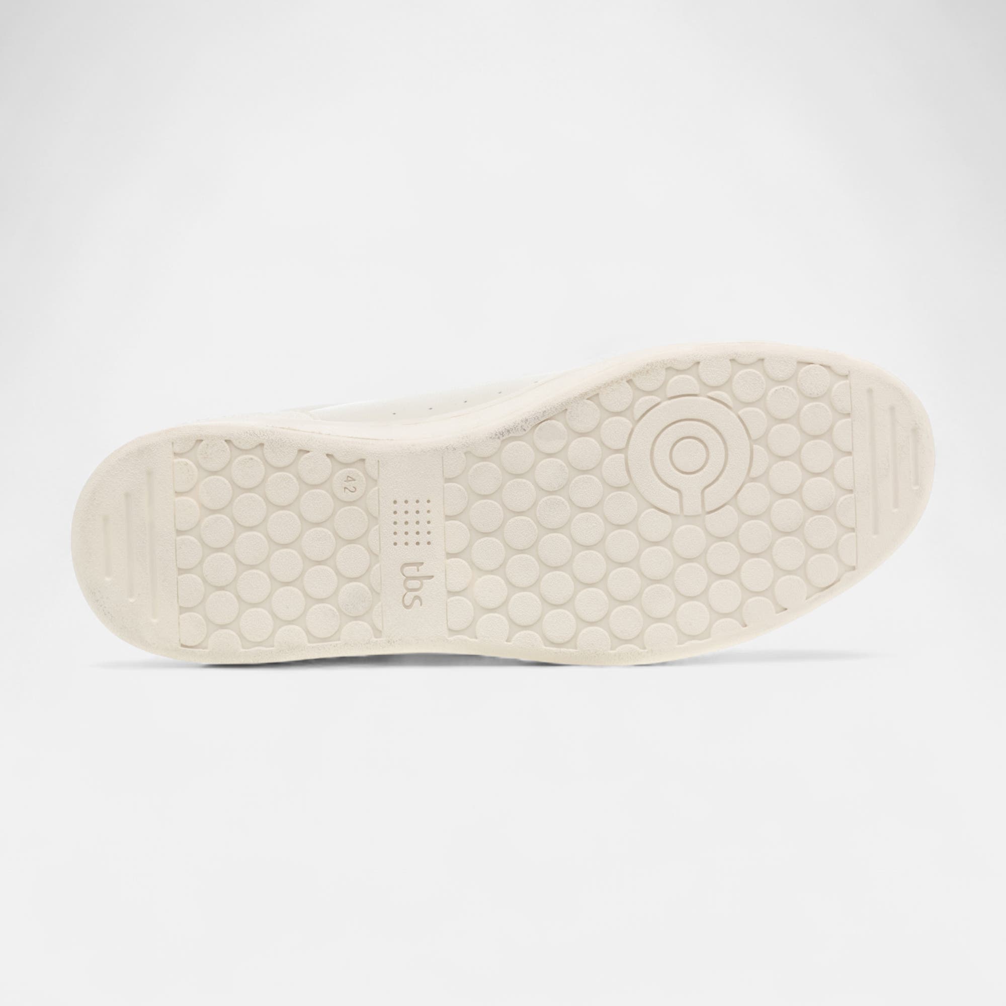 Baskets basses Homme en cuir ecru