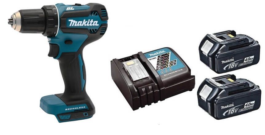 Makita DDF485RMJ 18V Li-ion accu boor-/schroefmachine set (2x4.0Ah) in Mbox - koolborstelloos