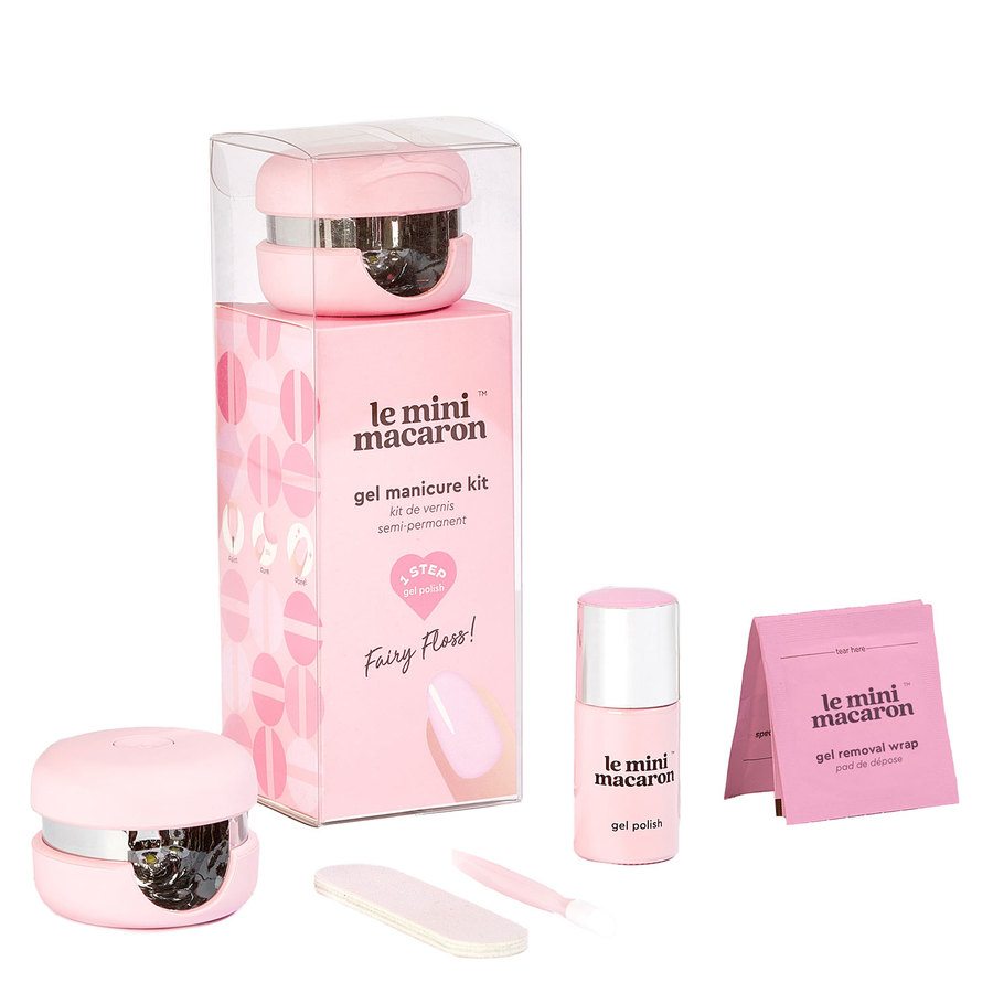 Le Mini Macaron Manicure Kit Fairy Floss
