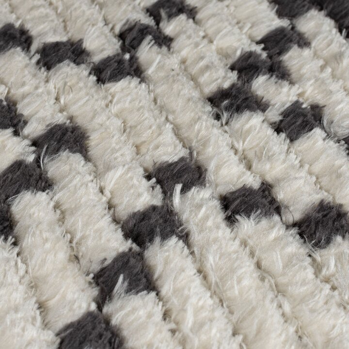 Aztec vloerkleed - Sabro Zwart/Wit
