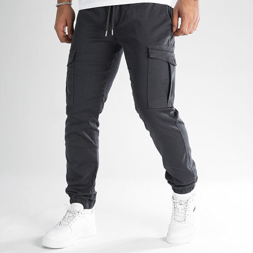 Lot De 2 Pantalons Cargo 2811 2714 Beige Foncé Gris Anthracite
