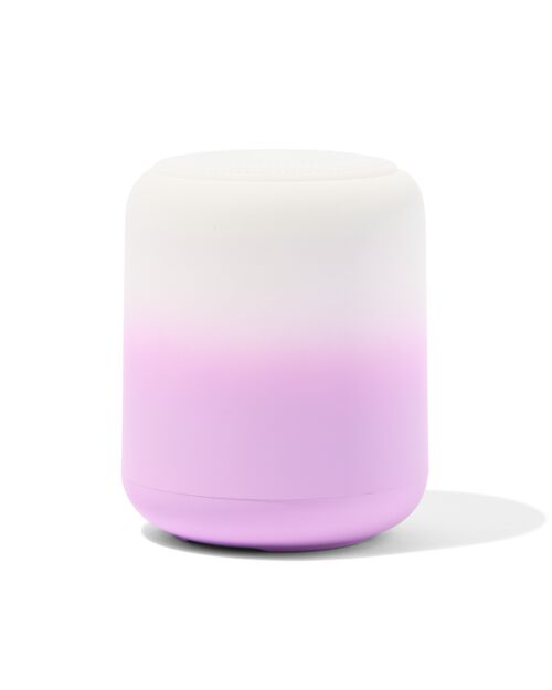enceinte sans fil blanc/rose