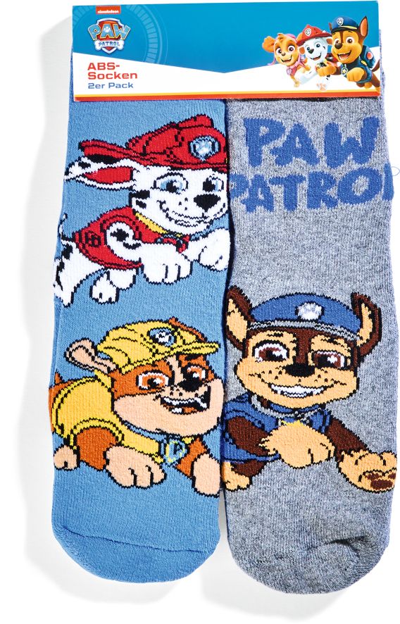 Kinder ABS Socken 2er pack - Paw Patrol Jungen,Gr. 23/26