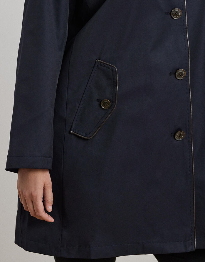 Lauren Ralph Lauren COTTON BLEND-SB FX LTHR34 Dk navy