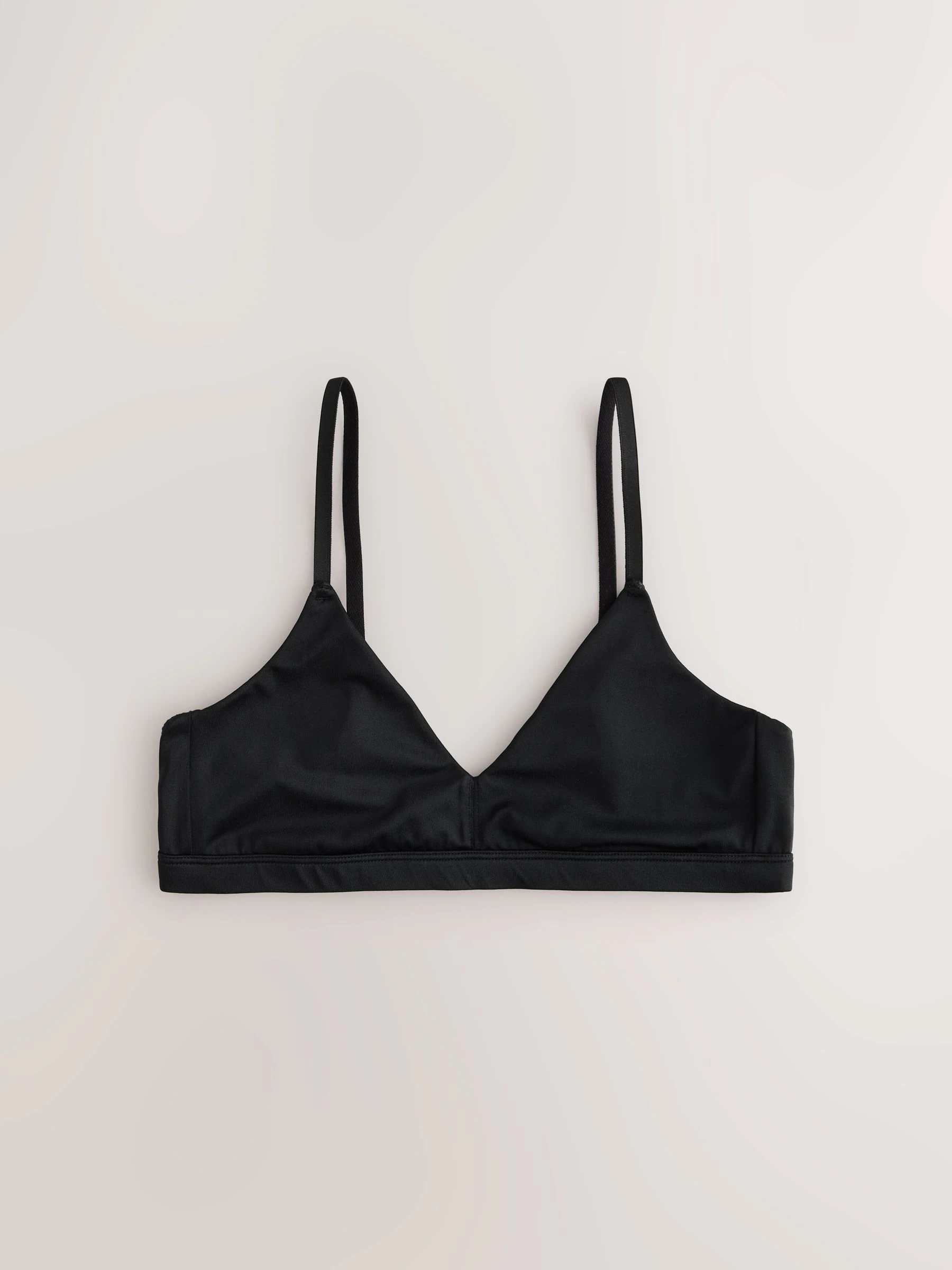 Zwart - Triangle T-shirtbeha's 2 stuks
