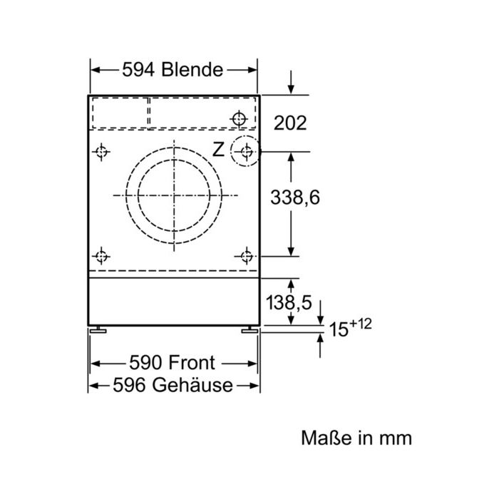 Siemens Einbau-Waschmaschine WI14W443
