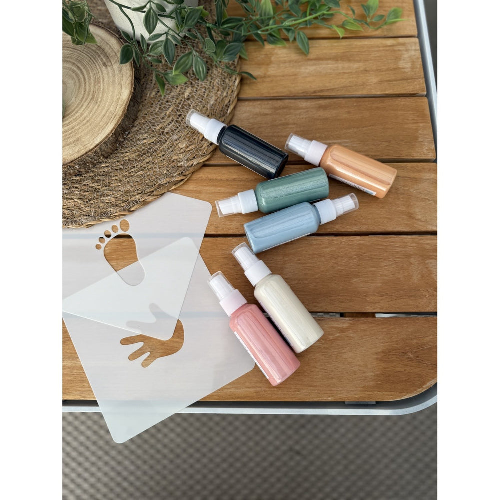 Køb Vanilla COPENHAGEN Multi Stof Paint Spray Hand & Foot Print Kit